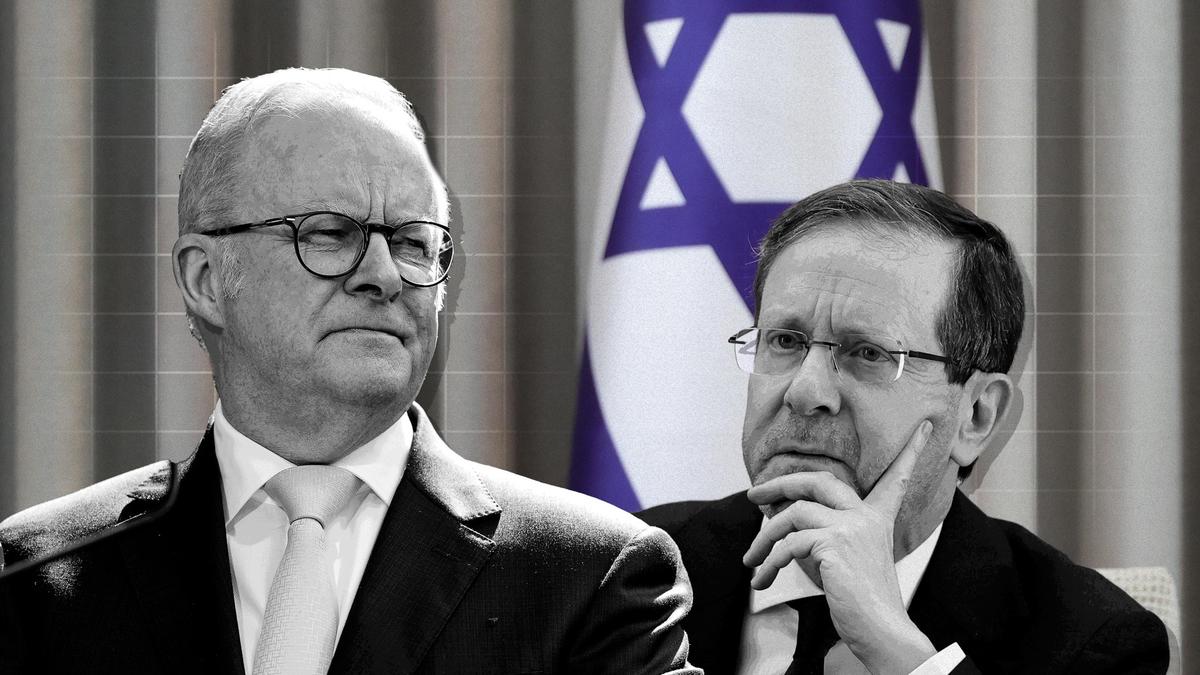 Albanese vows to welcome Isaac Herzog on a visit to Australia next month despite bitter split in his own party