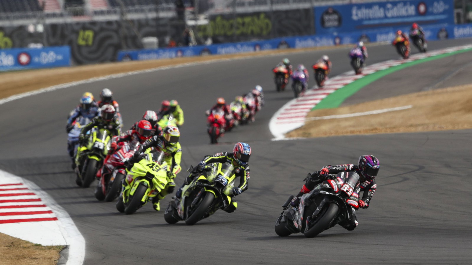 Silverstone MotoGP LIVE: Updates from the British GP as Raul Fernandez leads early
