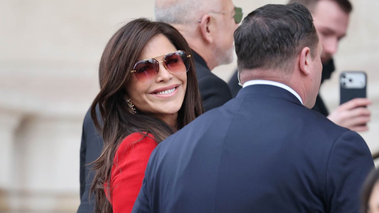 Lauren Sánchez Bezos Loves Suits, Be They Crimson, Fur-Collared, or Fringed