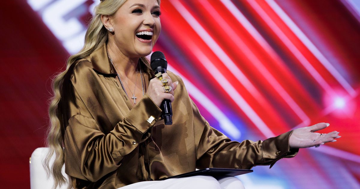 Erika Kirk video surfaces as she laughs and praises memorial staff for 'event of the century' after Charlie's death