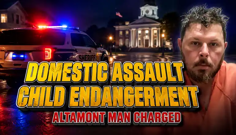 Altamont man charged with domestic assault and child endangerment