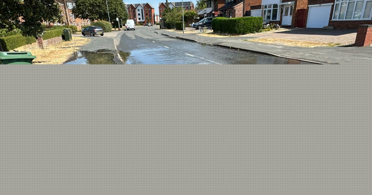 LIVE:  Water bursts out of 'cracked' Swindon pavement amid hosepipe ban