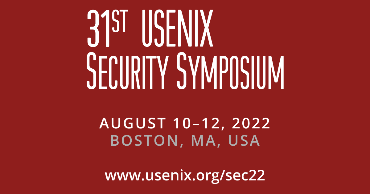Paper bei USENIX 2022 akzeptiert (01-08-2022)