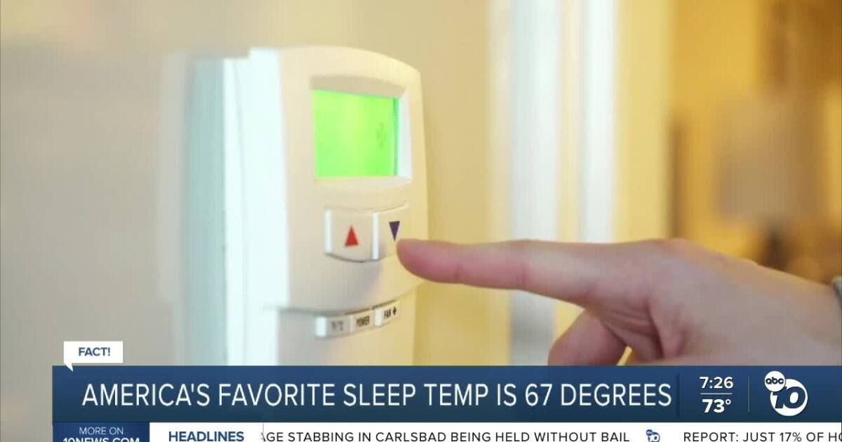 Fact or Fiction: Ideal sleep temperature is 67 degrees?