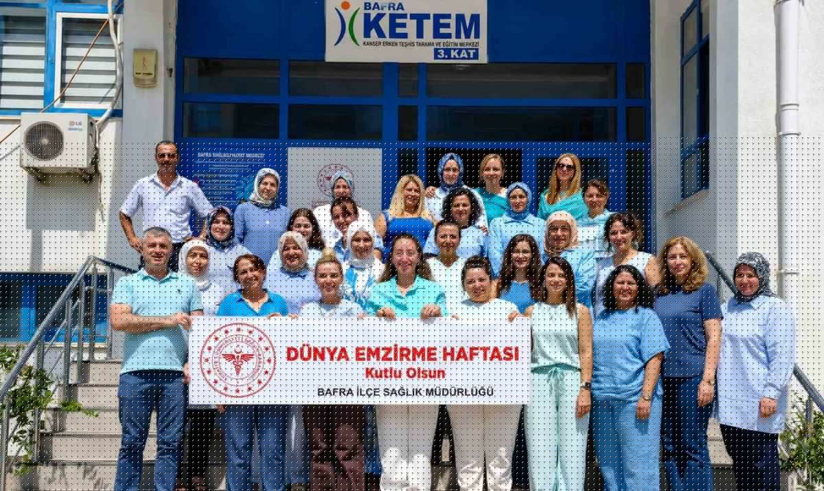Bafra'da Dünya Emzirme Haftası: Anne Sütünün Önemi Vurgulandı