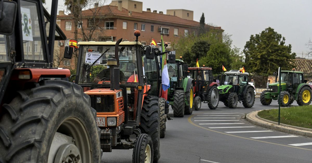 El campo andaluz saca los tractores a la calle contra Mercosur y los recortes de la PAC