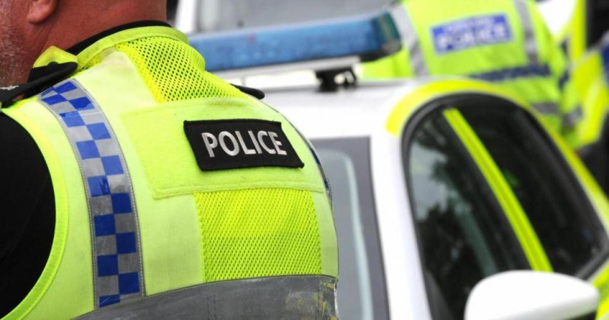 Three thieves with torches caught on CCTV trawling around building site at night