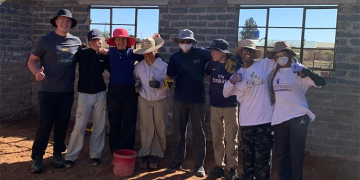 BHS Students Help Build School In South Africa