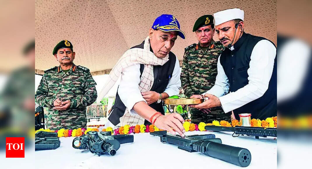 Road to Karachi is through Sir Creek: Rajnath to Pak; warns against military build-up