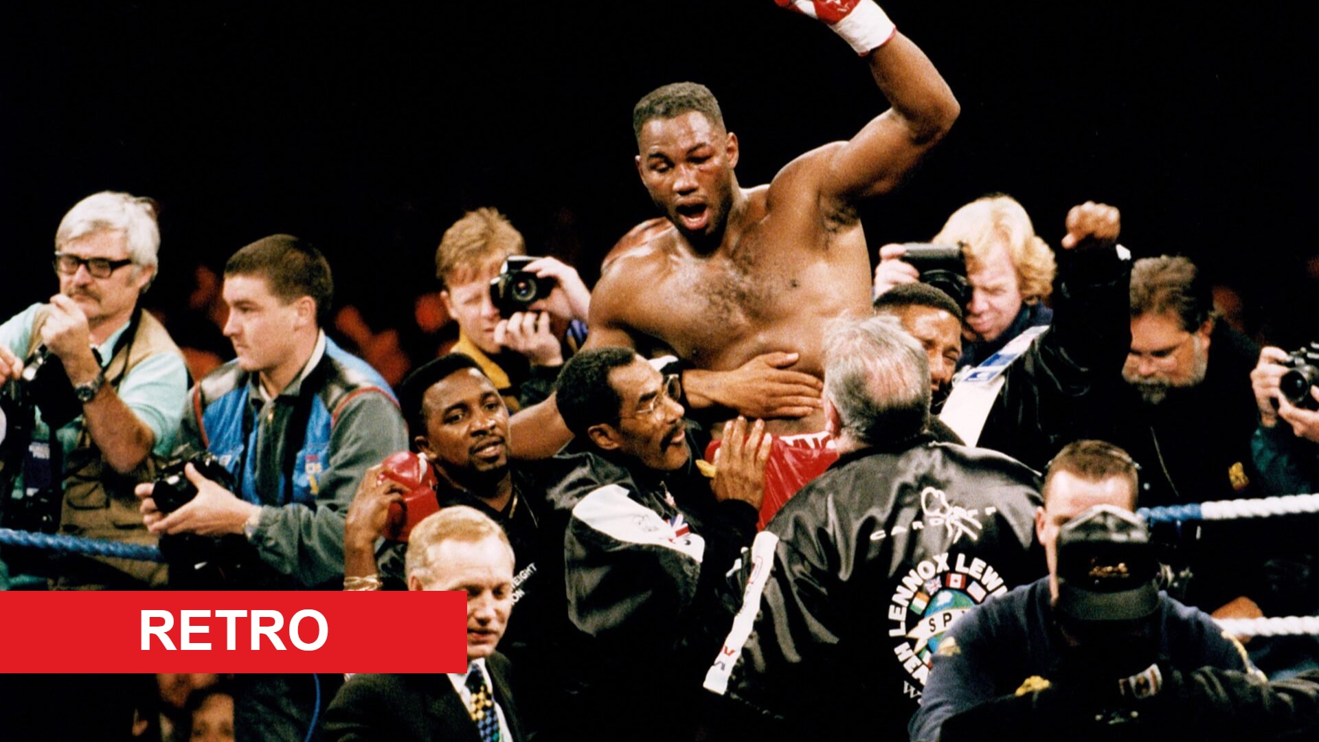 Lennox Lewis finished ‘foolish’ rival in historic British title fight after ugly pre-fight race row