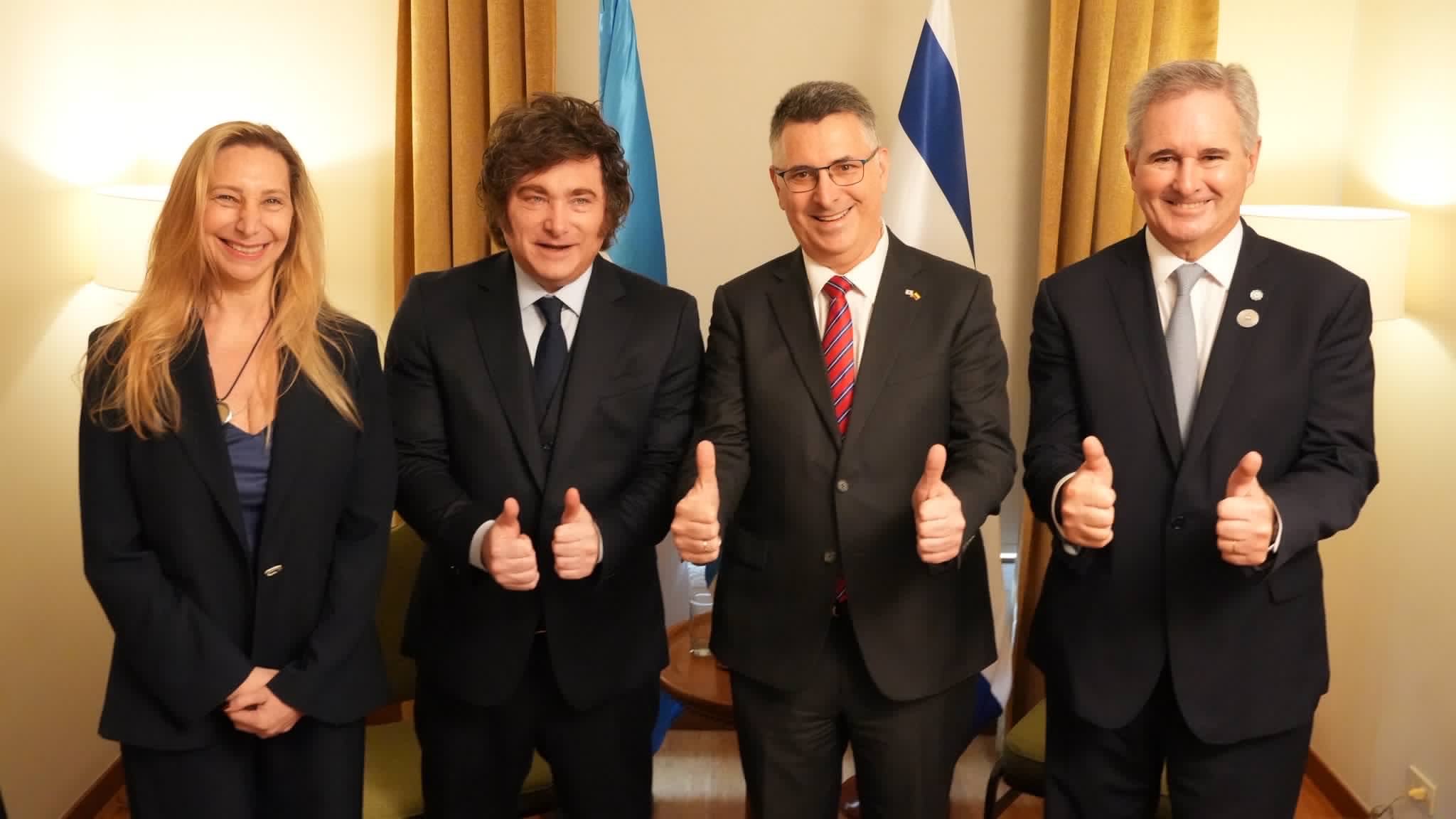 Colombia. Canciller de Israel se reúne con Milei y destaca su «valentía, liderazgo y amistad sincera»