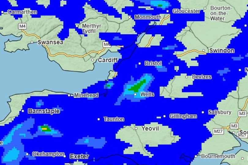 Exact time Met Office predicts the South West will see rain and where