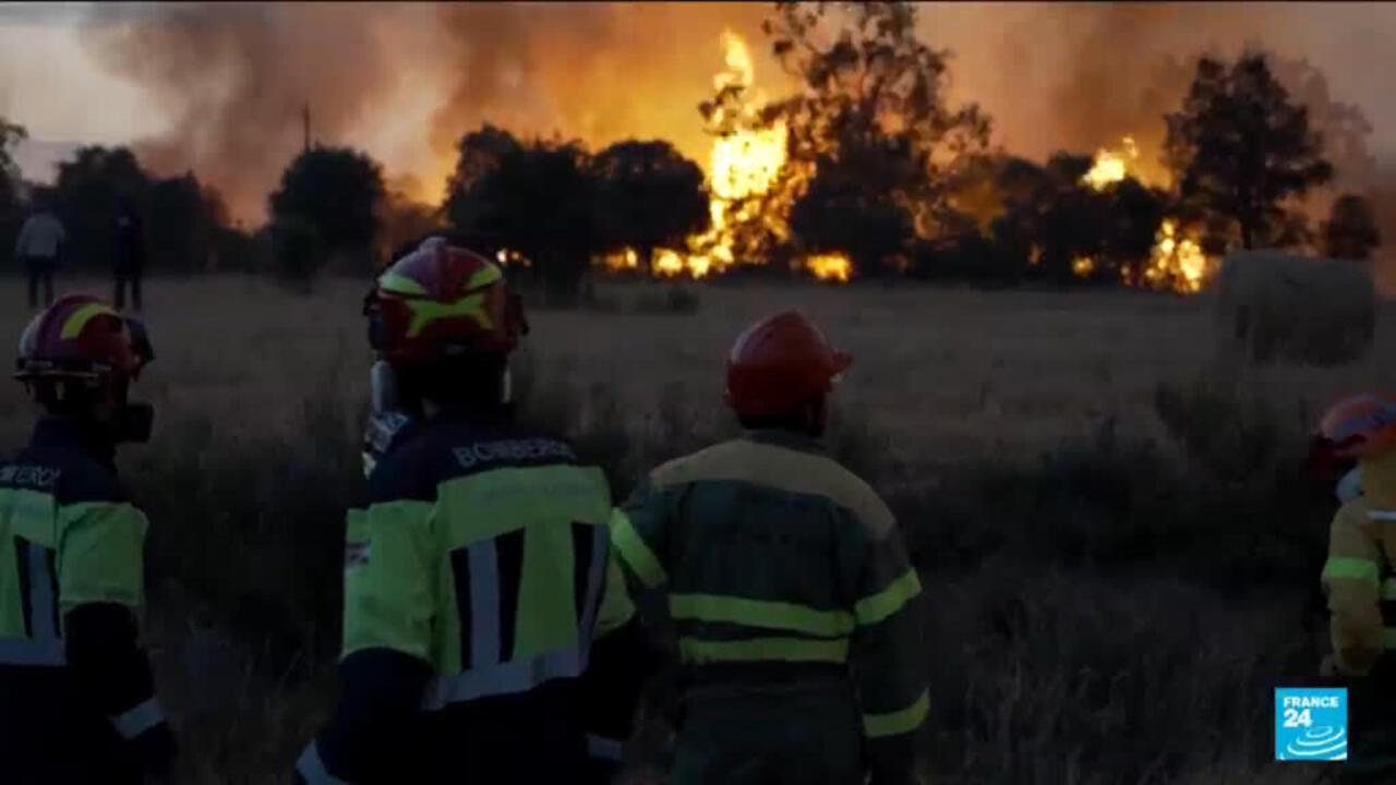 Greek firefighters battle deadly wildfires on Crete for a second day