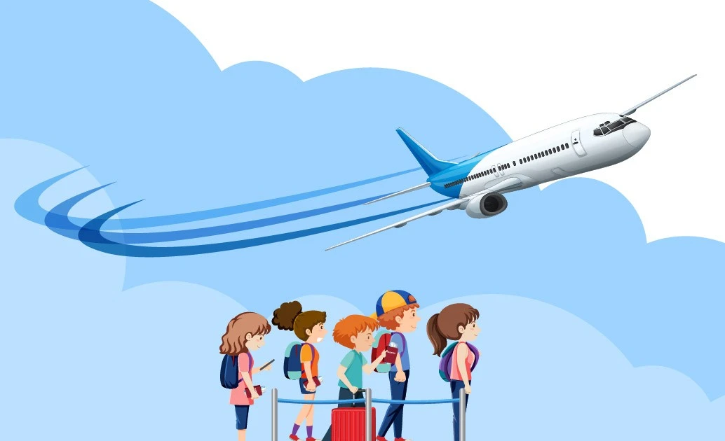 Over 64 million passengers pass through airports