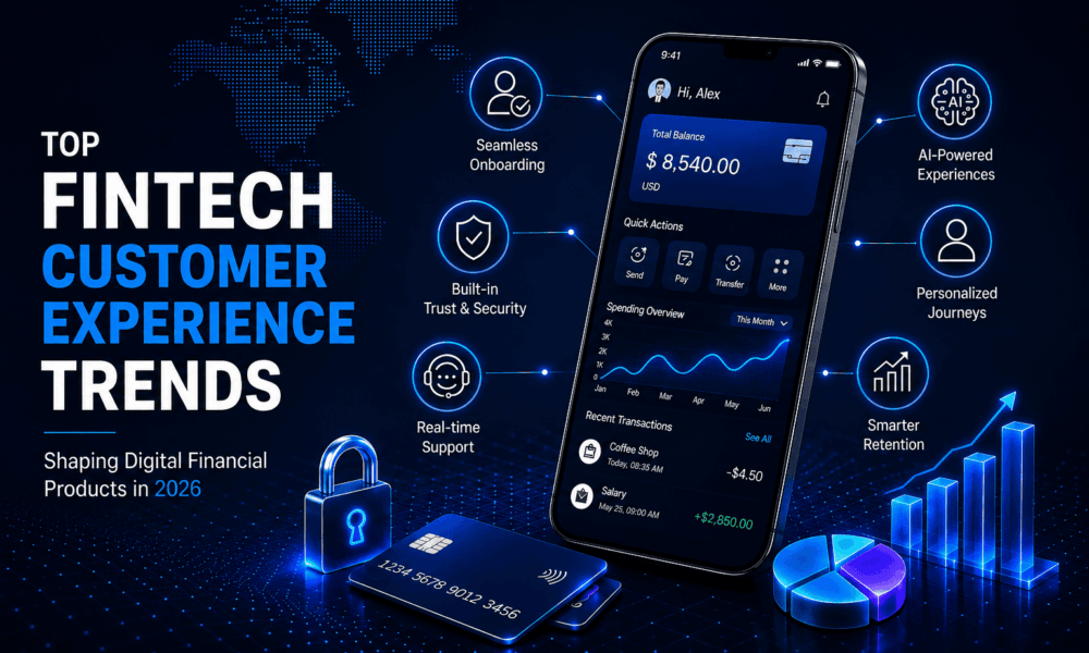 Top Fintech Customer Experience Trends Shaping Digital Financial Products in 2026