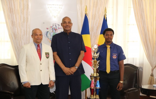 President Congratulates Samuel Fanny on World Kyokushin Karate Achievement and Reaffirms Support for His Sporting Journey.