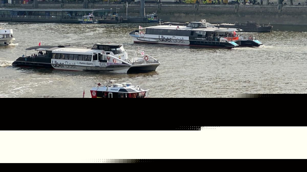 Officers hurt as police boat hits Westminster Bridge
