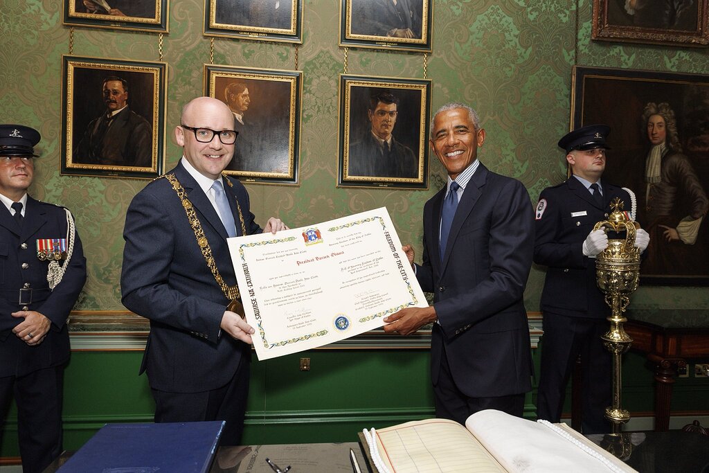 The Kenyan flees to Dublin (Ireland) Under Cover of "Freedom of The City" and Speaking Tour