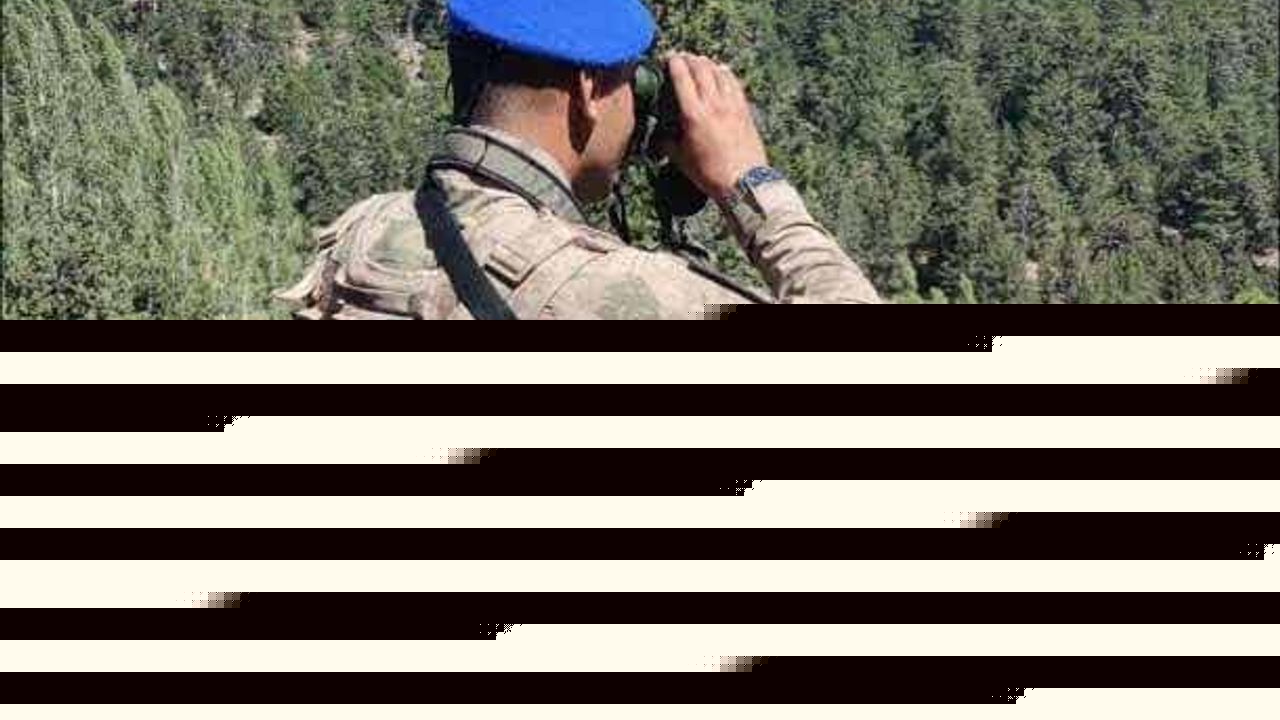 Jandarma orman nöbetinde