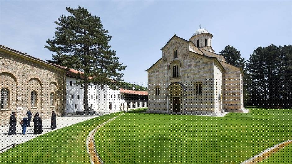 Heavy machinery enters protected zone of Serbian Orthodox monastery in Kosovo
