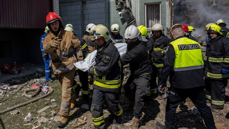 Russian missile, drone barrage in Ukrainian capital region kills 17