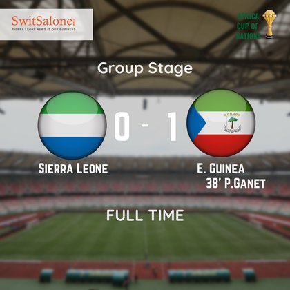 Sierra Leone ends their AFCON2022 journey after losing to Equatorial Guinea by 1-0