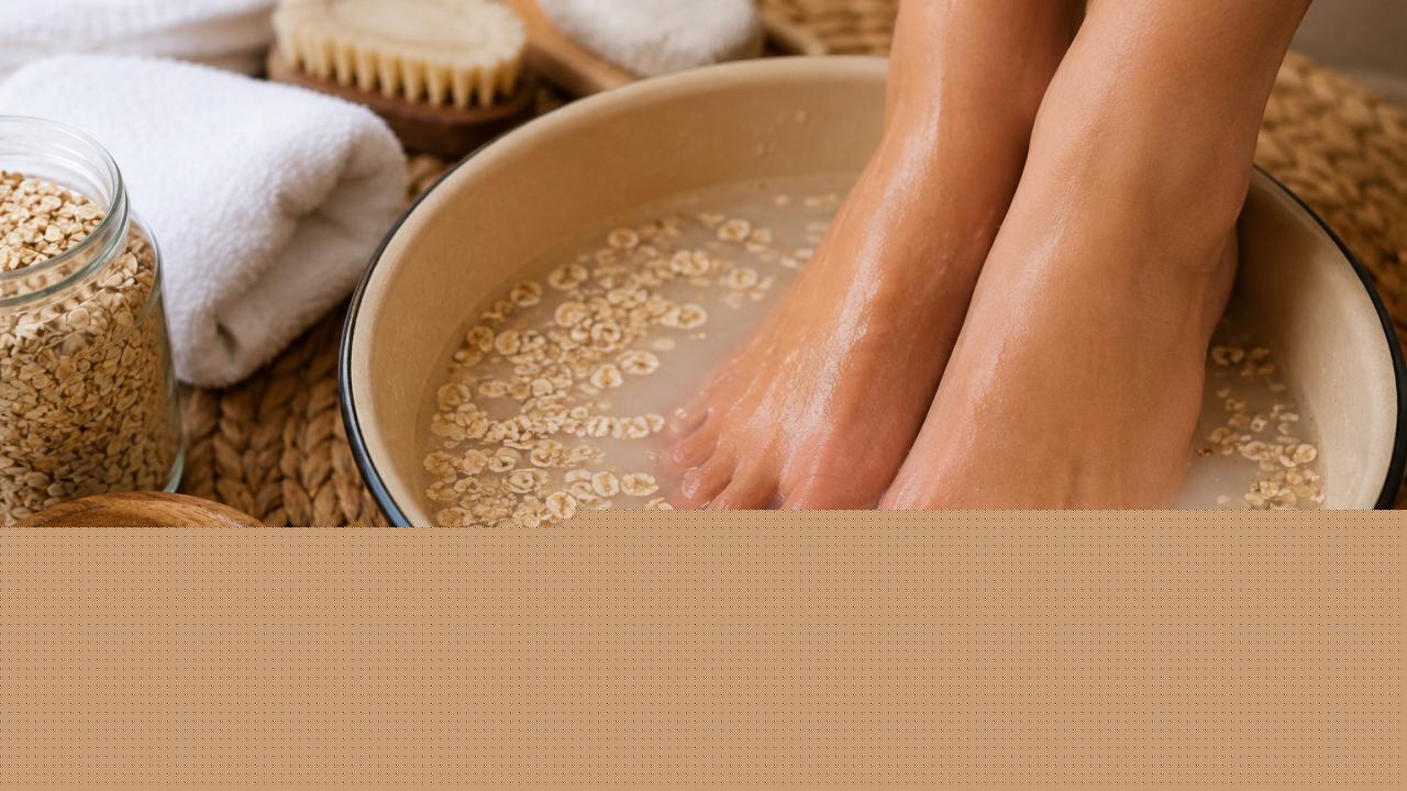 Oatmeal Foot Soak: The Gentle Remedy for Soft, Smooth Heels