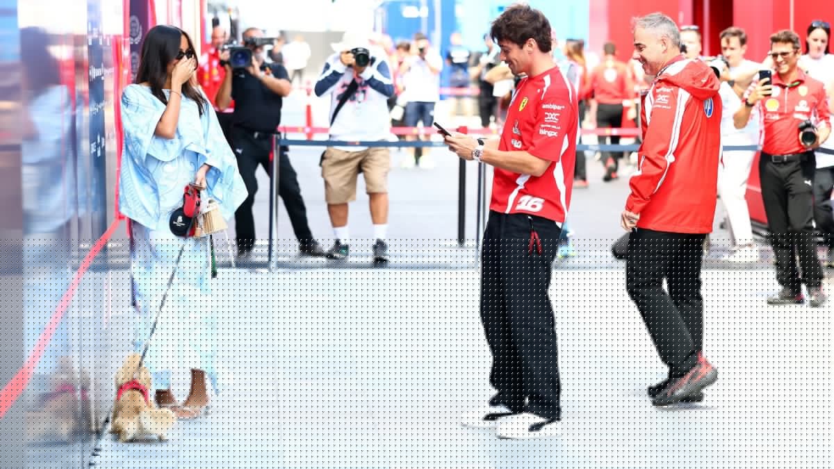 Leo Leclerc Caught Peeing on Red Bull’s Garage Is Peak F1 Shenanigans