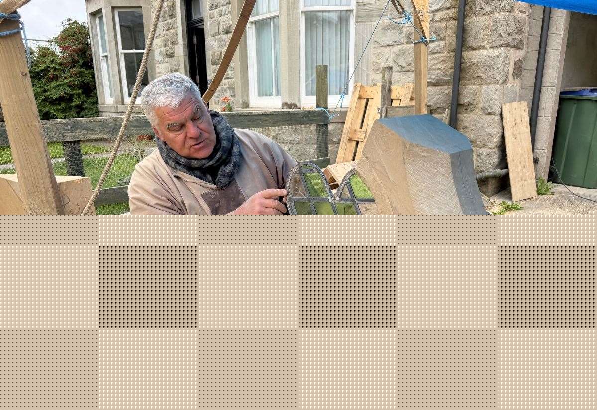 ‘My artwork is my devotion, my work is my prayer’ - Stonemason explains why he has become something of a tourist attraction while working on a church in town