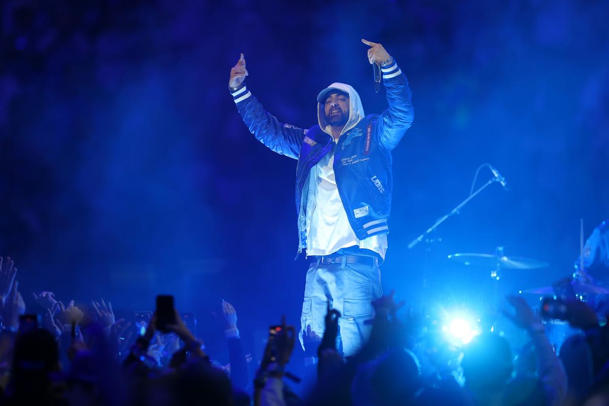 Eminem Auctioning 117 Signed Sneakers To Benefit Detroit Youth