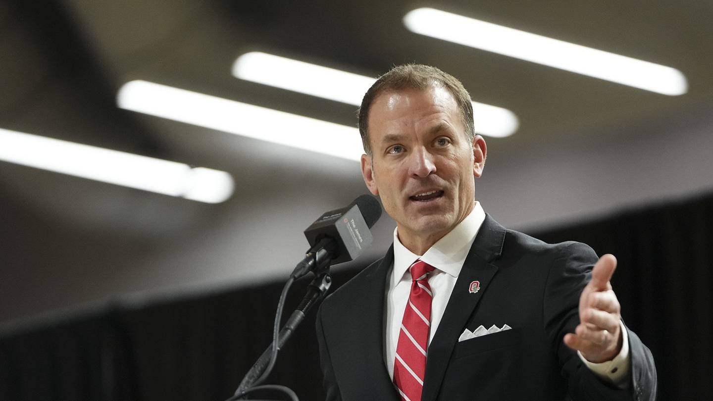 Ross Bjork admits new Ohio State tradition is a big swing-and-miss