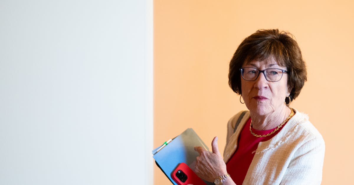 Hang Elon Musk Around Susan Collins’s Neck
