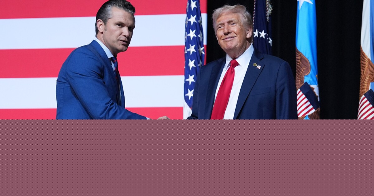 Trump, Hegseth tell generals 'era of politically correct' leadership ends now