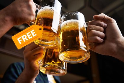 Get a Free Beer for Shoveling Snow!