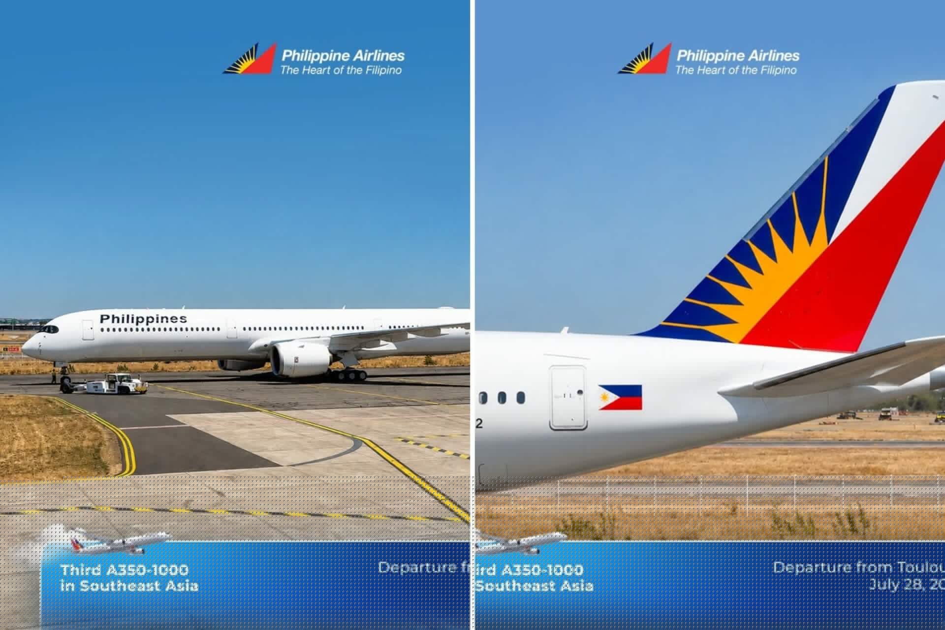 Philippine Airlines welcomes third Airbus A350-1000 aircraft