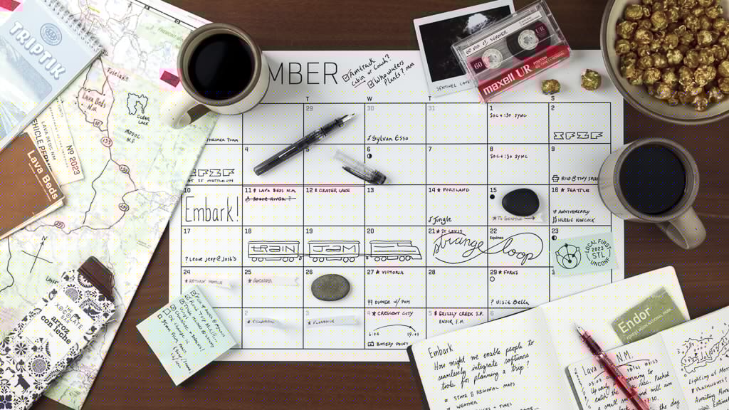 Embark: Dynamic documents for making plans