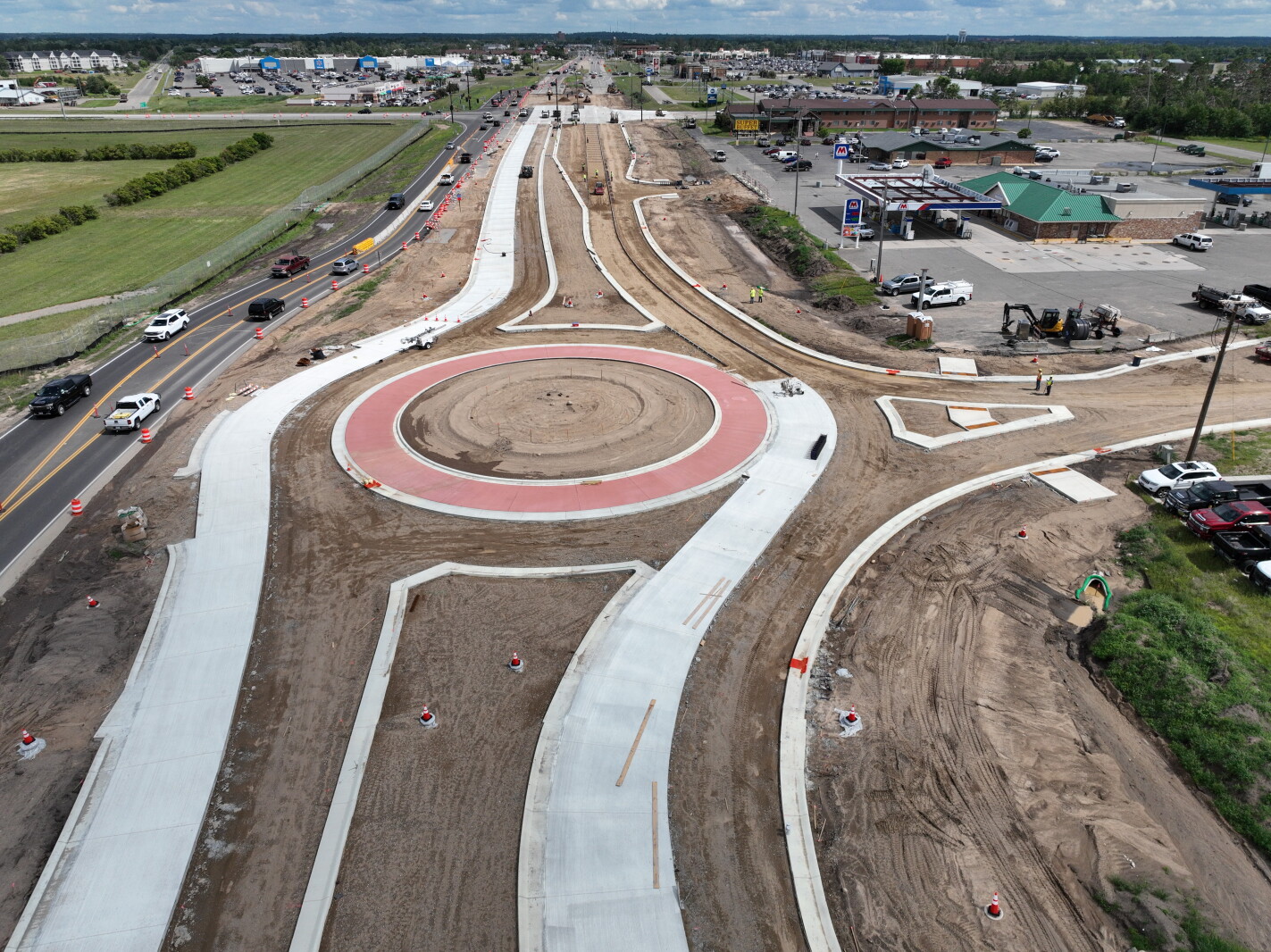 Highway 71 intersection reopened as State Highway 197 reconstruction moves to next stage