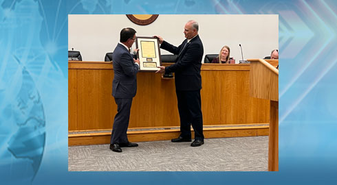 Proclamation, Key To City Honor Michael Scott’s Years Of Service