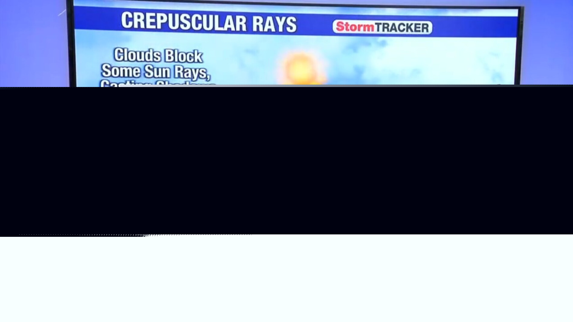 Weather Wednesday: Crepuscular Rays