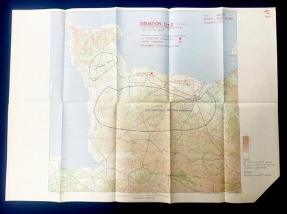 Rare top-secret blueprint of D-Day landings on sale for $138,000