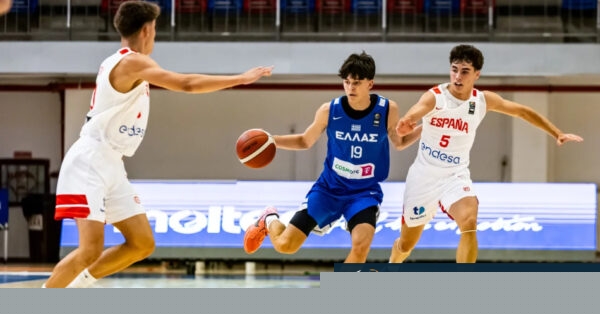 Εθνική U16: Λύγισε στην παράταση από την Ισπανία στην πρεμιέρα του Ευρωμπάσκετ