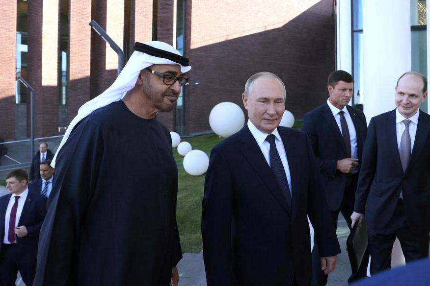 UAE President arrives in Moscow on official visit