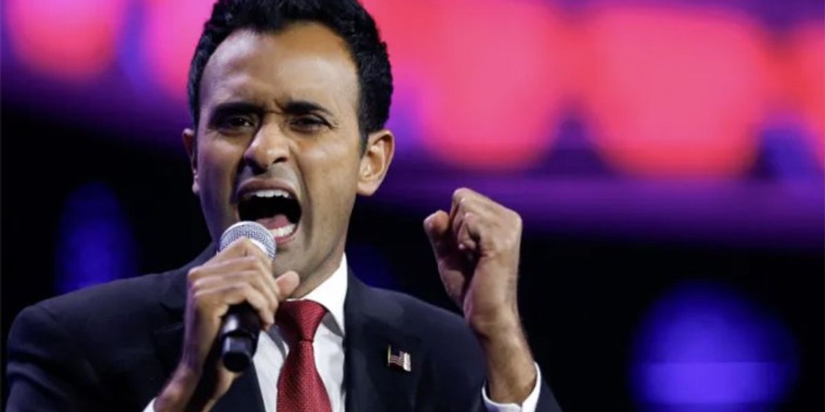 Vivek Ramaswamy viciously booed off stage after speaking 'truth' to conservative youth