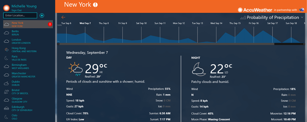 Comment on Download AccuWeather for Windows 10/11, 8 [Best Weather App] by Beverly Twigg