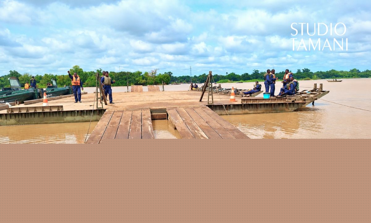 Bafoulabé : la traversée facilitée grâce à un pont flottant