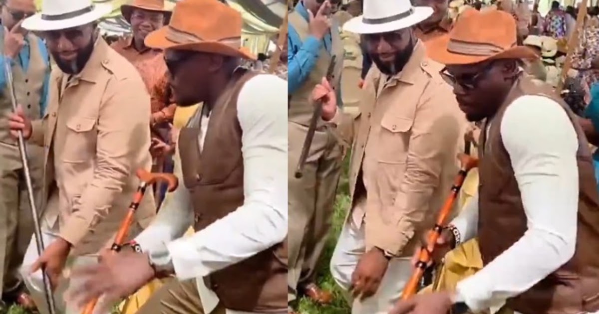 Waziri wa Sherehe - CS HASSAN JOHO displays dance moves at CHARLENE RUTO’s wedding (VIDEO)