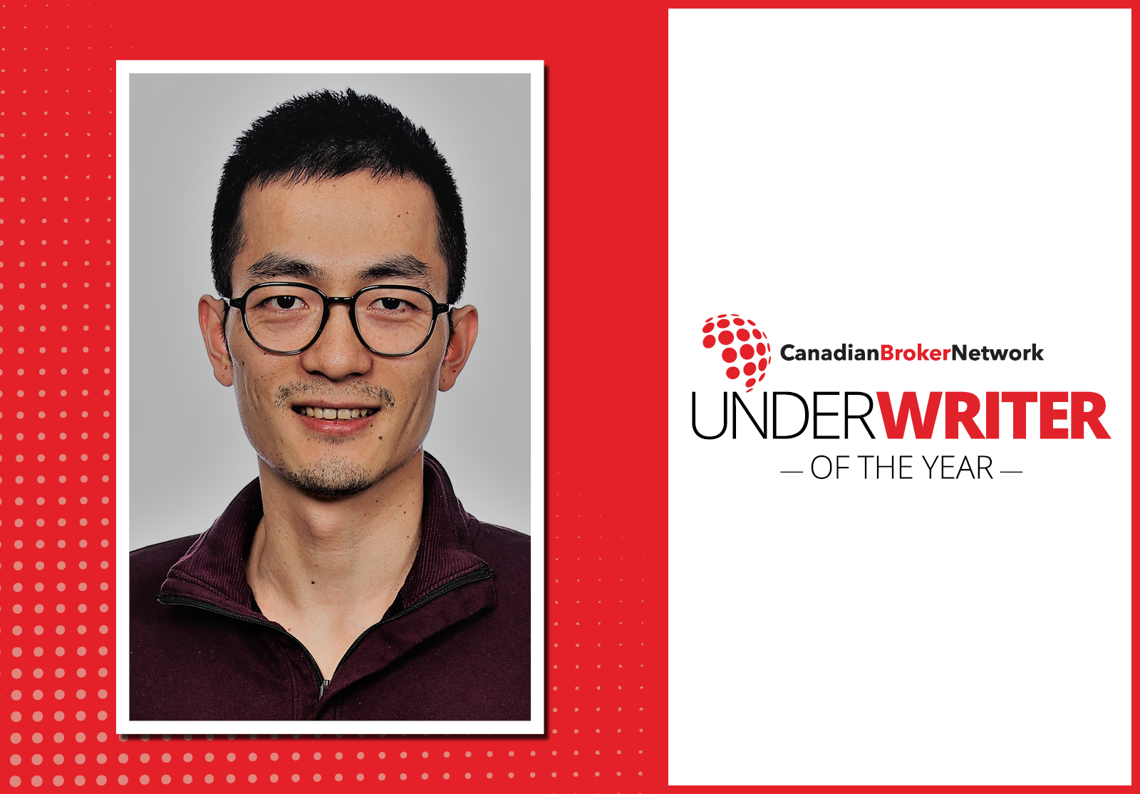 2025 Underwriters of the Year | Youpeng Shi, Underwriter II, Personal Lines, SGI CANADA