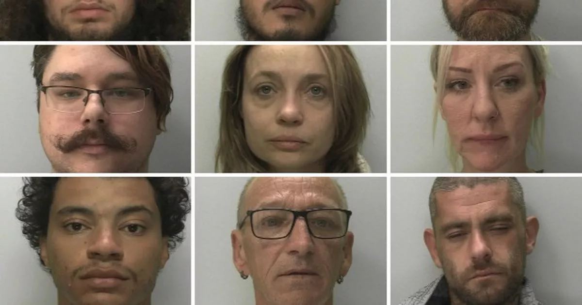 Locked up in September: 22 men and women jailed during bumper crime month