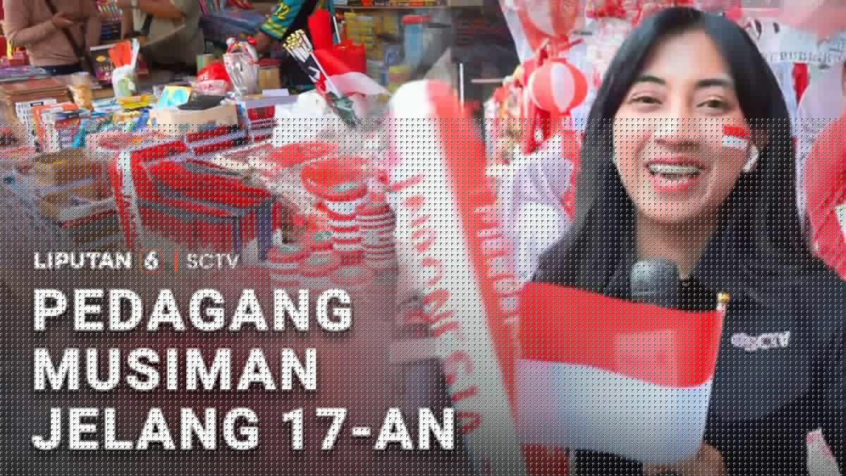 Pedagang Musiman Jelang 17-an