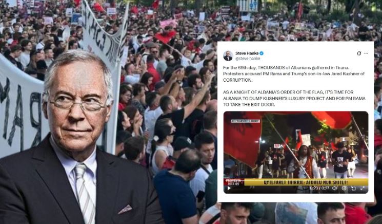 “Ka ardhur koha që Rama të largohet!” – Protesta në ditën e 70-të, profesori i njohur amerikan Steve Hanke: Shqiptarët vijojnë revoltën kundër korrupsionit